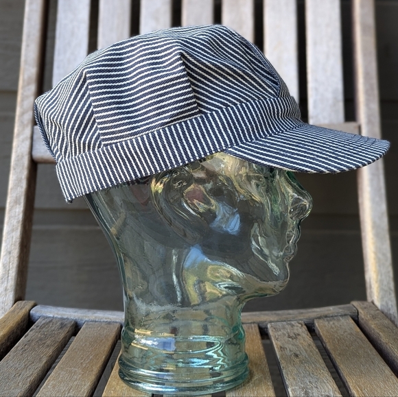 NWOT Royal Gorge Route Railroad Classic Train Engineer Conductor Adjustable Cap - Picture 3 of 8